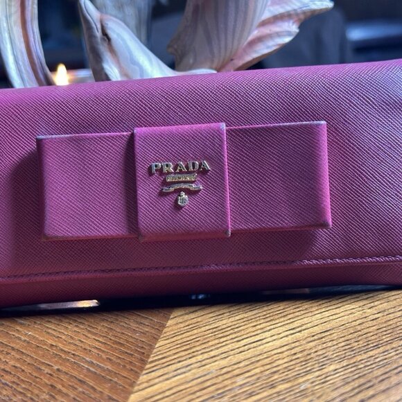 Prada Saffiano Women Long Wallet - Picture 2 of 9